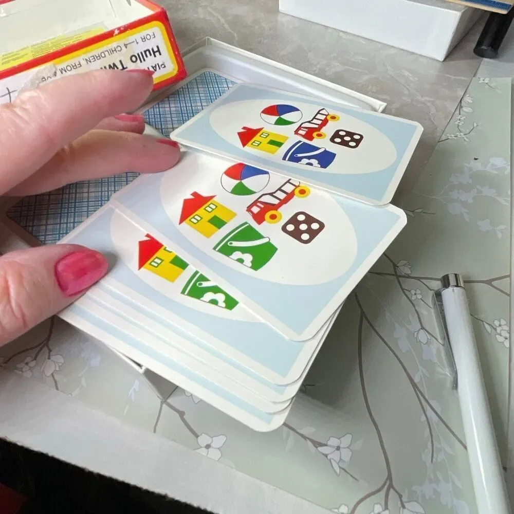 Hullo Twins Piatnik Fun School from Austria observation & concentration cards